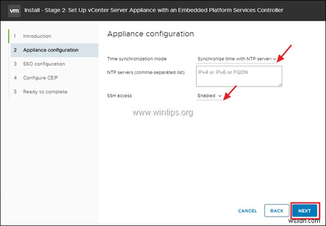 Cách cài đặt Công cụ máy chủ VCenter trong VMware vSphere Hypervisor ESXi 6.7