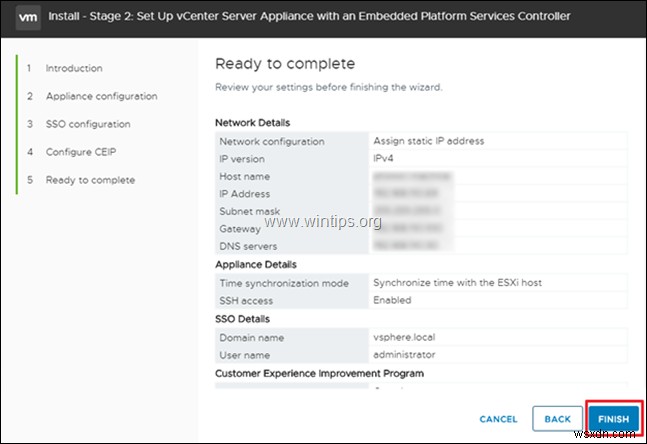 Cách cài đặt Công cụ máy chủ VCenter trong VMware vSphere Hypervisor ESXi 6.7