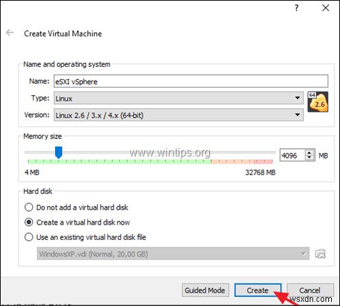 Cách cài đặt VMware ESXi trên VirtualBox.