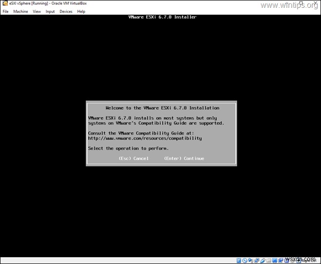 Cách cài đặt VMware ESXi trên VirtualBox.