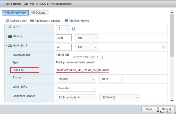 Cách sao chép máy ảo trên vSphere Hypervisor ESXi 6.7. 