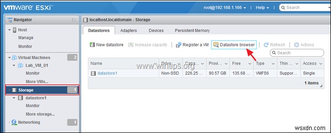 Cách sao chép máy ảo trên vSphere Hypervisor ESXi 6.7. 