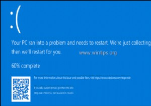 Khắc phục:Khởi tạo Process1 Không thành công 0x0000006B trong Windows 10 (Đã giải quyết)