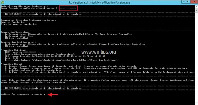 Cách di chuyển VMware vCenter Server trên Windows sang VCSA 6.7