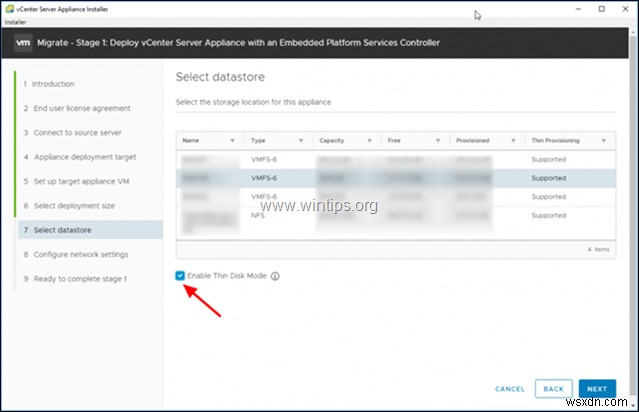 Cách di chuyển VMware vCenter Server trên Windows sang VCSA 6.7