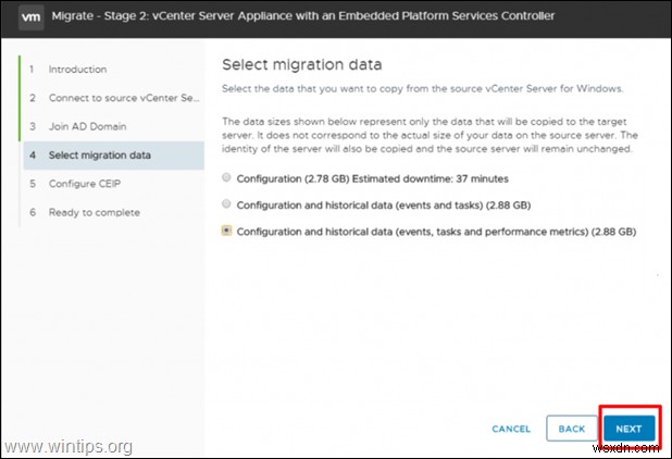 Cách di chuyển VMware vCenter Server trên Windows sang VCSA 6.7