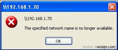 Khắc phục:Tên mạng được chỉ định không còn khả dụng. (Đã giải quyết)