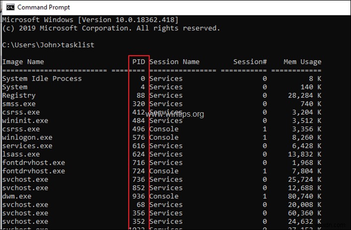 Cách dừng dịch vụ đang chạy hoặc chương trình từ Command Prompt hoặc PowerShell.