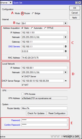 Cách thiết lập MikroTik lần đầu tiên.