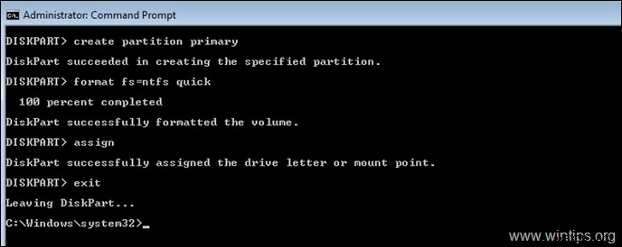 Cách định dạng ổ cứng từ Command Prompt hoặc DISKPART. 