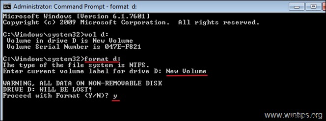 Cách định dạng ổ cứng từ Command Prompt hoặc DISKPART. 