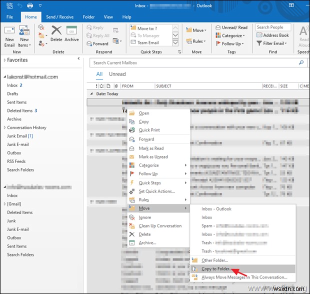 Cách chuyển Email IMAP hoặc POP3 sang Office 365 bằng Outlook. 