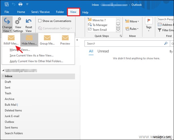 Khắc phục:Thiếu thông báo email IMAP đã nhập hoặc sao chép trên Exchange (Outlook &Office365).