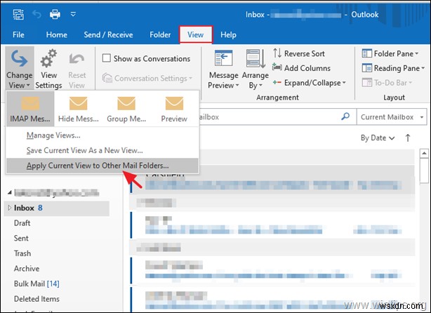 Khắc phục:Thiếu thông báo email IMAP đã nhập hoặc sao chép trên Exchange (Outlook &Office365).