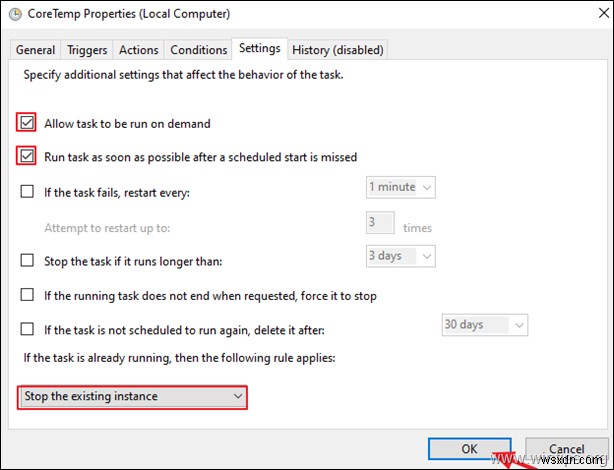 Khắc phục:Tác vụ đã lên lịch không bắt đầu khi đăng nhập của bất kỳ người dùng nào hoặc chạy ở chế độ nền trong Windows 10. (Đã giải quyết) 
