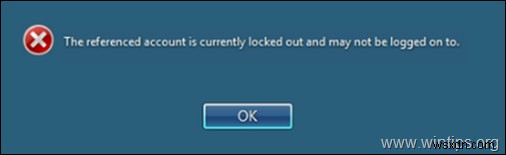 Khắc phục:Tài khoản được tham chiếu hiện đang bị khóa và có thể không đăng nhập được. (Đã giải quyết) 