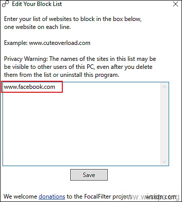 Cách chặn trang web trên Windows 10.