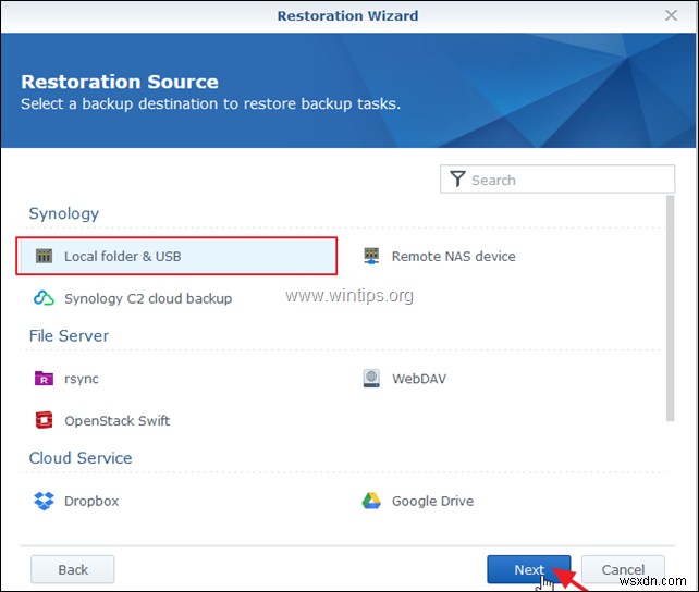 Cách di chuyển NAS Synology sang một thiết bị lưu trữ khác.