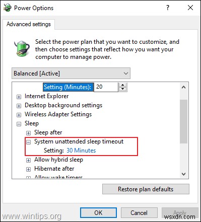 Khắc phục:Windows 10 chuyển sang chế độ ngủ sau 2-3 phút hoặc ngẫu nhiên. (Đã giải quyết)