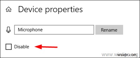 Cách tắt hoặc bật micrô trên Windows 10.