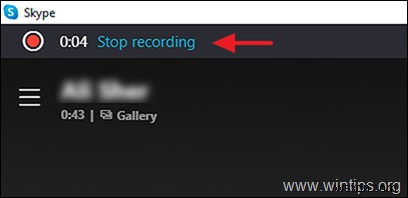 Cách ghi cuộc gọi Skype trên Windows 10.