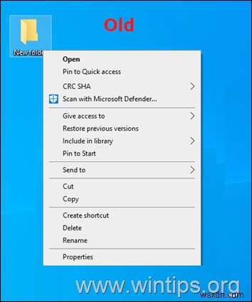 Cách khôi phục menu ngữ cảnh khi nhấp chuột phải trong Windows 11.