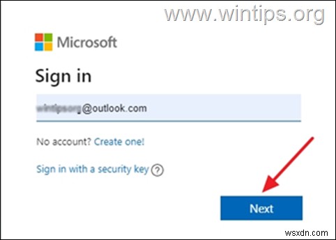 Cách thiết lập Outlook.com với Xác minh 2 bước trong ứng dụng Outlook cho Máy tính để bàn.