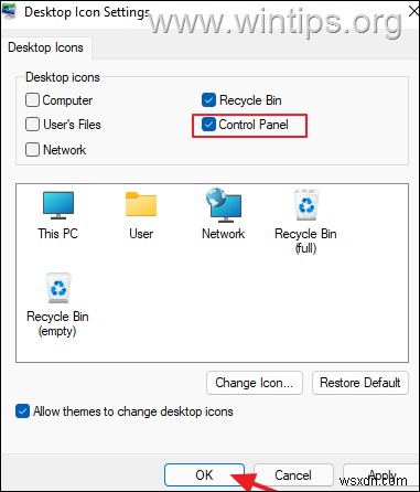 Cách mở Control Panel trong Windows 11