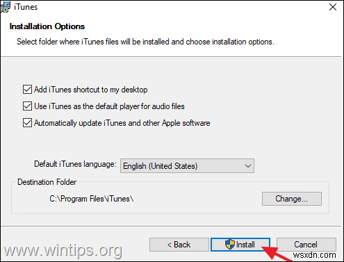 Khắc phục:Thiếu tệp yêu cầu iTunes và không thể chạy. (Đã giải quyết)