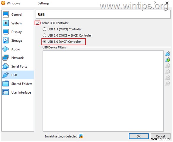 Khắc phục:Ổ USB 3.0 không được nhận dạng trong máy VirtualBox chạy Windows 7. (Đã giải quyết)