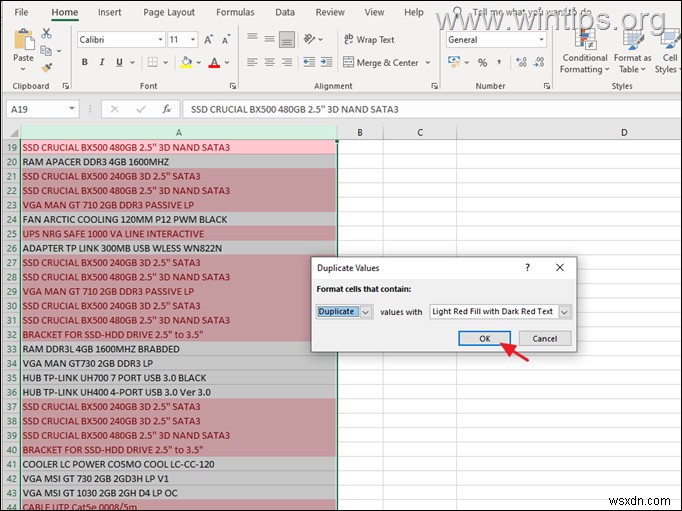 Cách tìm và loại bỏ các bản sao trong Excel.
