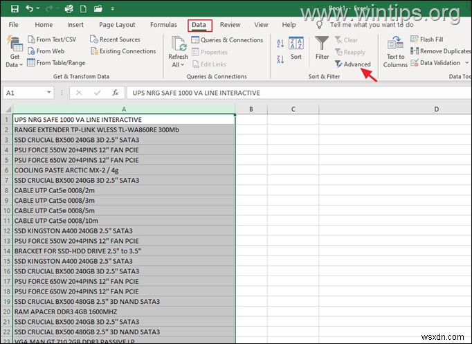 Cách tìm và loại bỏ các bản sao trong Excel.