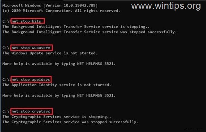 Khắc phục:Đã xảy ra lỗi trong Windows Update (Windows 10/11).