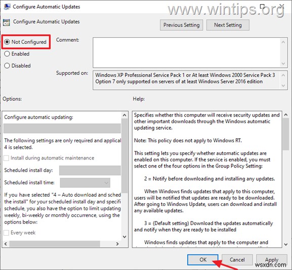 Khắc phục:Một số cài đặt do tổ chức của bạn quản lý trong Windows Update. (Đã giải quyết)