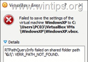 Khắc phục sự cố VirtualBox RTPathQueryInfo không thành công trên đường dẫn thư mục chia sẻ (Solved)