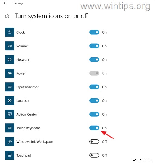 Cách bật-tắt bàn phím ảo trên Windows 10.