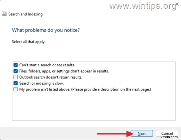 Khắc phục:Tìm kiếm trên Windows 11 không hoạt động và không trả về kết quả.