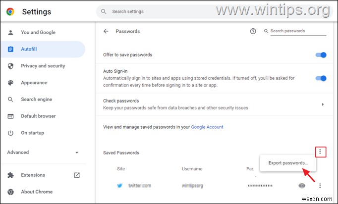 Cách chuyển mật khẩu đã lưu trong Google Chrome sang PC khác.