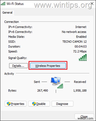 Cách xem mật khẩu Wi-Fi đã lưu trong Windows 10/11.