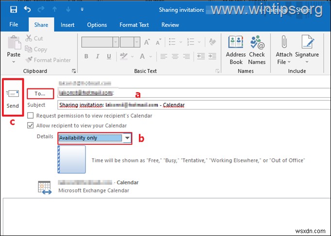 Cách chia sẻ Lịch Outlook trên Máy tính để bàn hoặc trên Web.