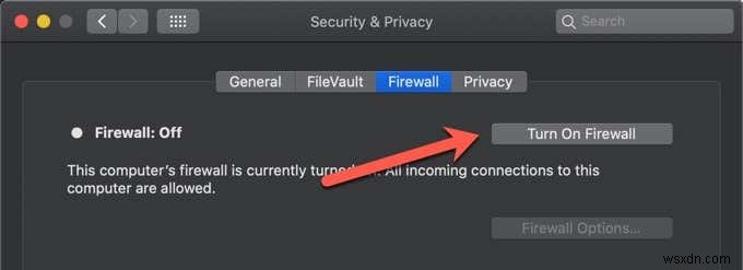 Mac Firewall:Cách bật và cấu hình nó