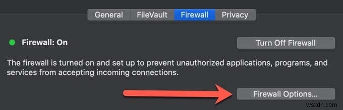 Mac Firewall:Cách bật và cấu hình nó