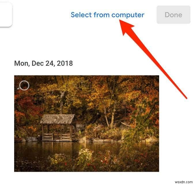 Cách tải ảnh từ máy Mac lên Google Photos