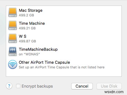 Sao lưu máy Mac của bạn bằng Time Machine