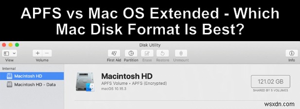 APFS và Mac OS Extended - Định dạng đĩa Mac nào tốt nhất?