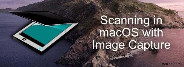 Cách quét bằng tính năng chụp ảnh trên máy Mac