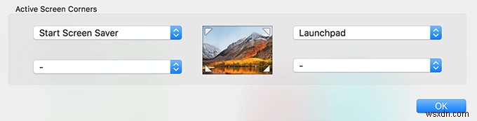 Góc phổ biến trên macOS là gì và cách thiết lập