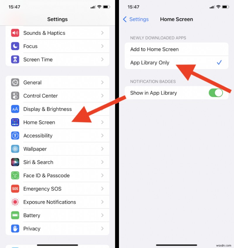 Cách quản lý màn hình chính trong iOS 15