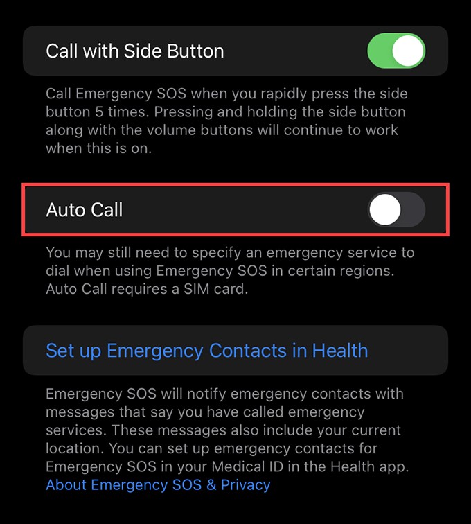 Cách thiết lập Gọi khẩn cấp SOS và Danh bạ khẩn cấp trong iOS