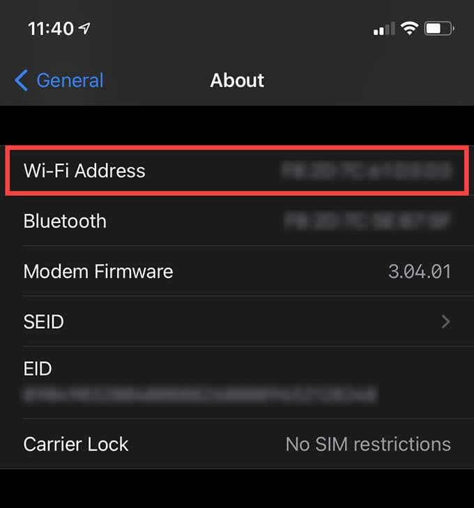 Địa chỉ MAC riêng (WiFi) trên iOS là gì và cách sử dụng